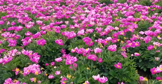 湖北南漳：芍药花开 美成童话