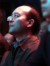 新华社总编室主任刘思扬观看颁奖典礼