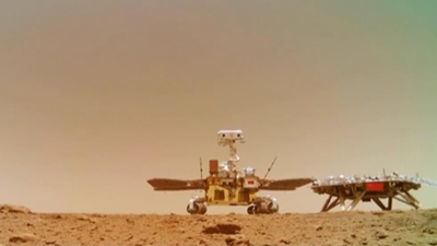 “祝融号”驶上火星表面满百天：火星车的设计寿命为90个火星日