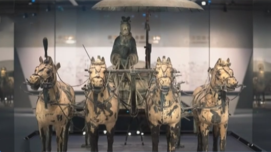 秦陵铜车马博物馆今天起正式对外开放