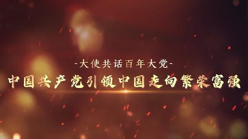 【大使共话百年大党】中国共产党引领中国走向繁荣富强