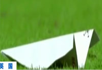 从天而降！球迷看台玩丢纸飞机击中球员