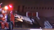 日本：韩亚航空客机冲出跑道 23人受伤