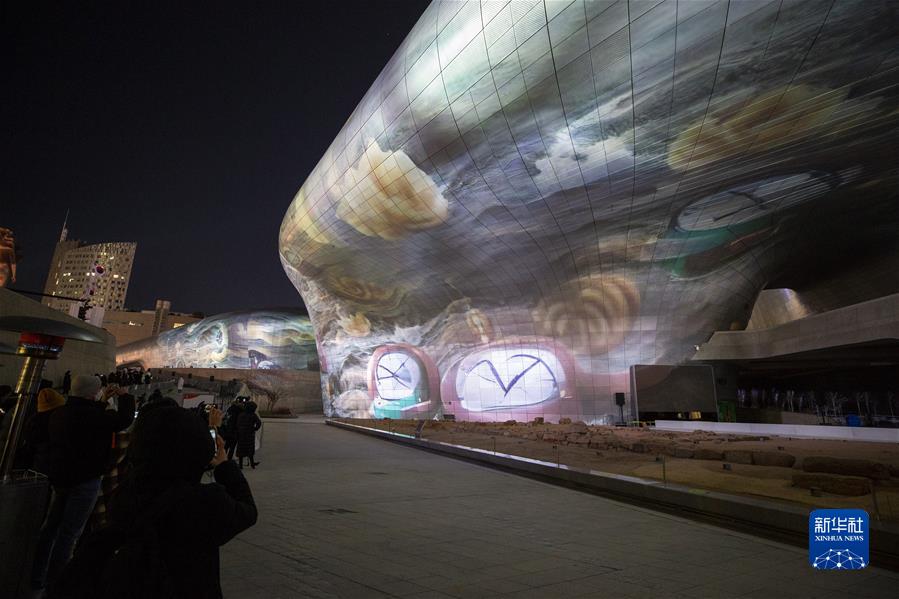 （国际）（4）&ldquo;首尔之光&rdquo;灯光秀开幕