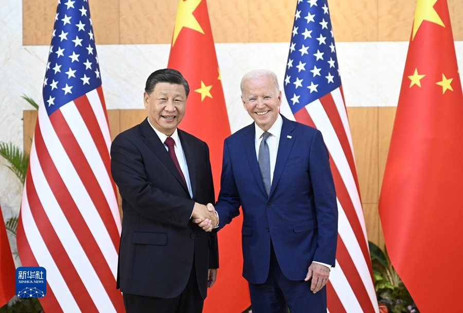 习近平同美国总统拜登在巴厘岛举行会晤