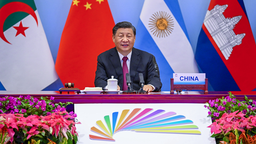 习近平主持全球发展高层对话会并发表重要讲话