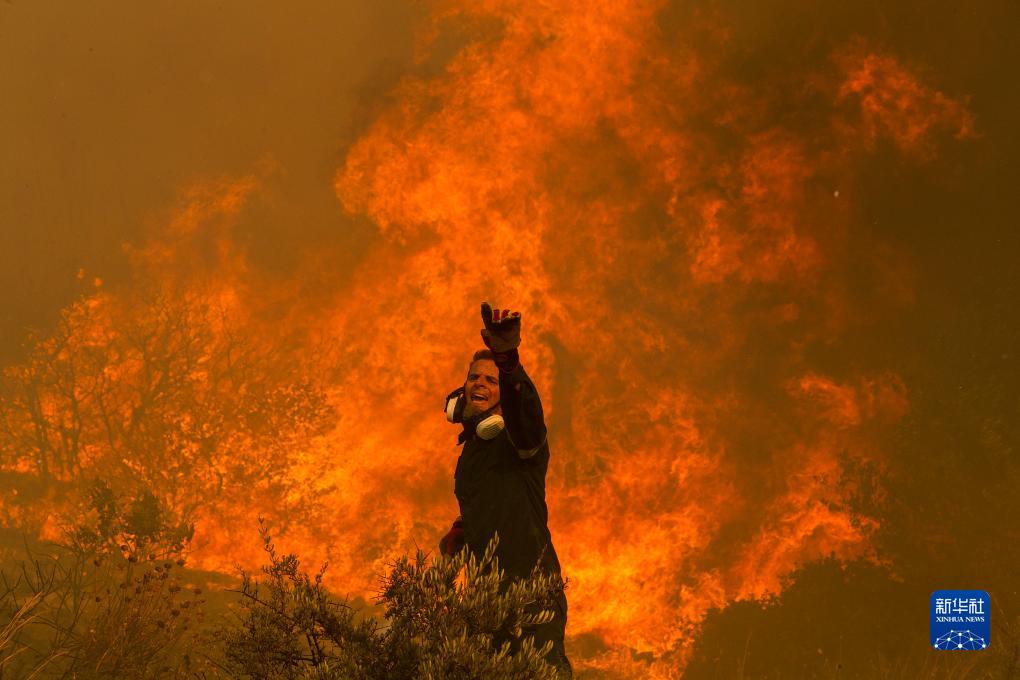 希腊多地野火肆虐