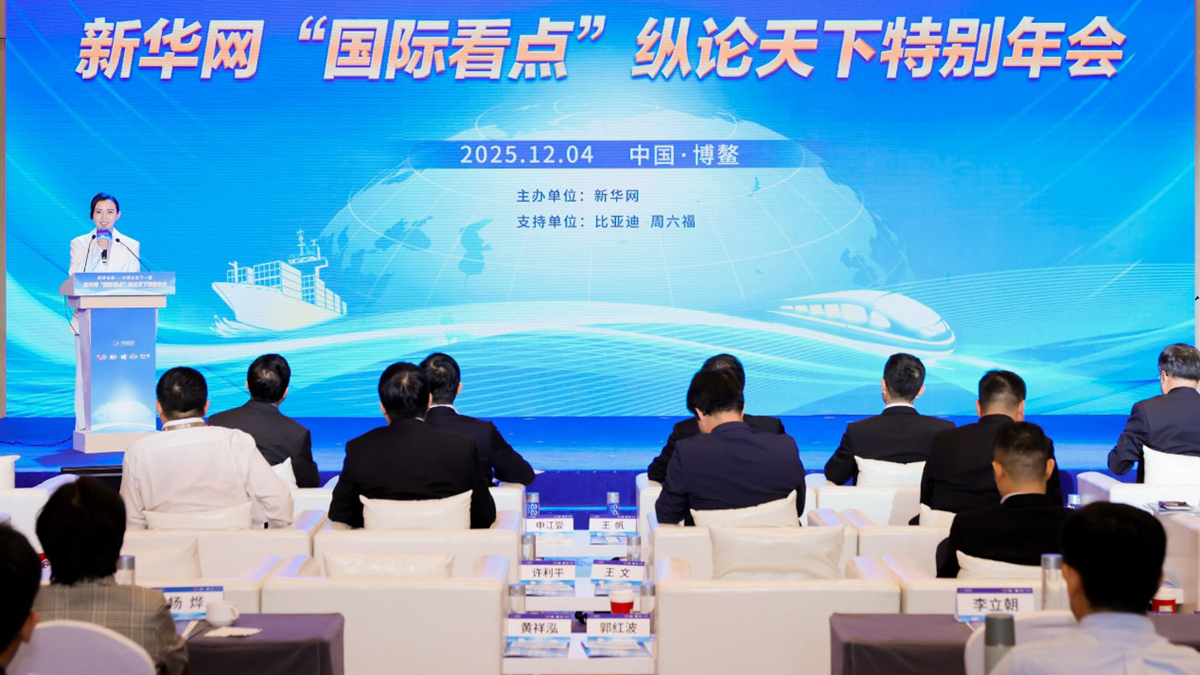 新华网“国际看点”纵论天下特别年会现场花絮（组图）