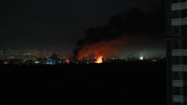 乌克兰首都基辅遭空袭　强烈爆炸声持续响起
