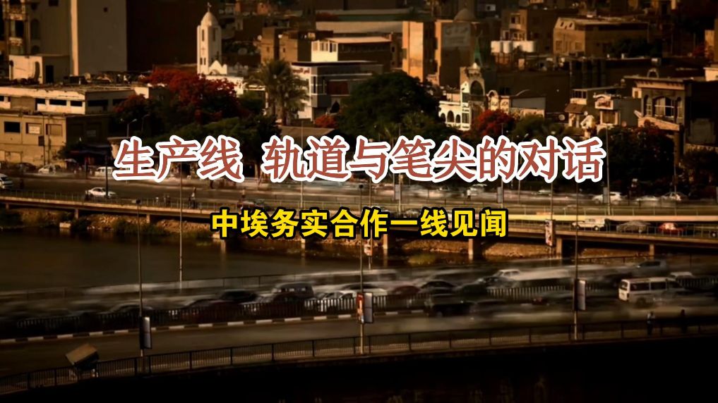 生产线 轨道与笔尖的对话——中埃务实合作