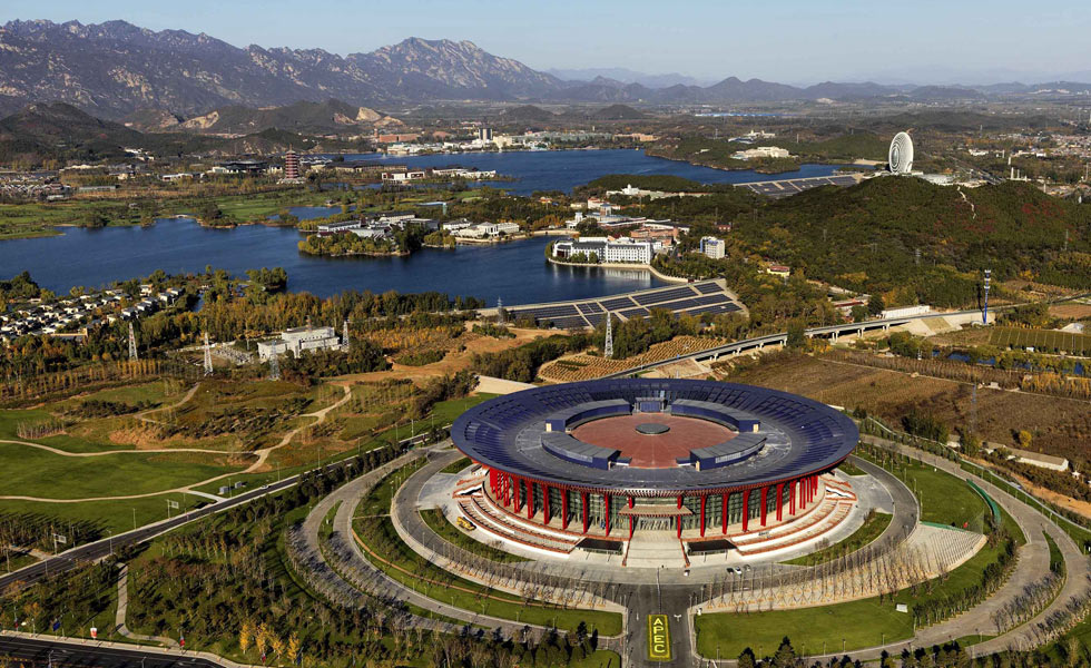 雁栖胜境待客来