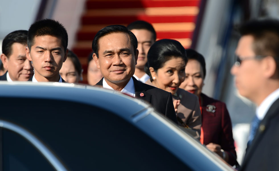 泰国总理巴育抵京
