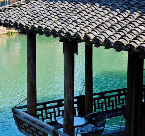 实拍首届世界互联网大会举办地乌镇