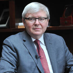 独家专访澳大利亚前总理陆克文