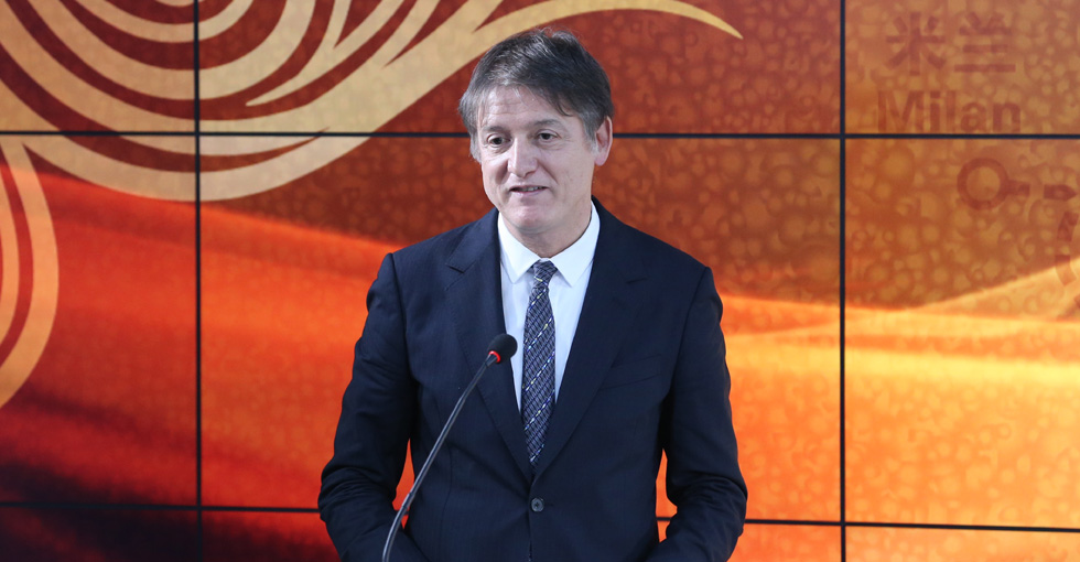 意大利驻华大使馆参赞饶塞佩致辞