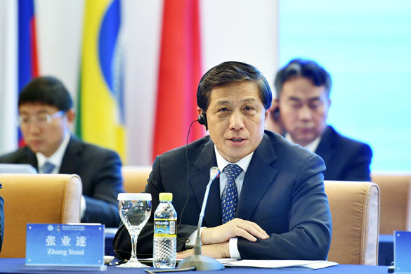 外交部常务副部长张业遂致辞