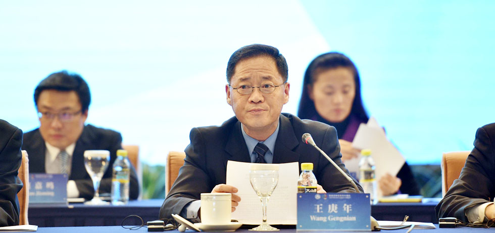 中国国际广播电台台长王庚年发言