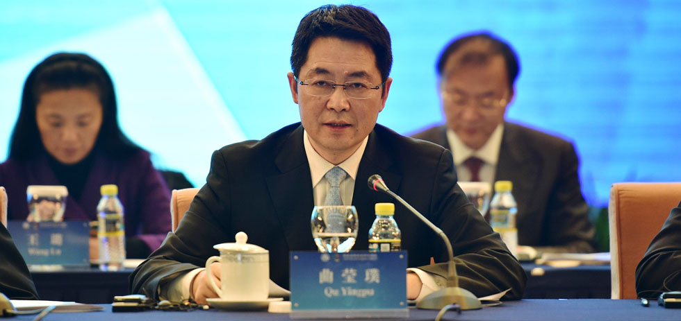 中国日报社副总编辑曲莹璞发言