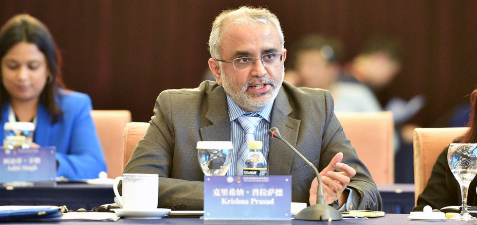 印度《瞭望》周刊总编辑普拉萨德发言