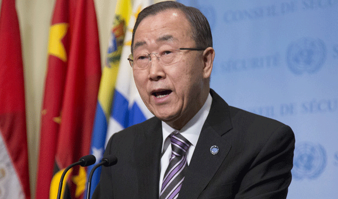 聯合國秘書長潘基文就朝鮮氫彈試驗發表聲明