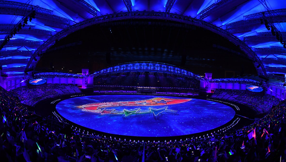 第七届世界军人运动会开幕式在武汉举行