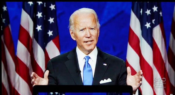 拜登接受民主黨總統候選人提名