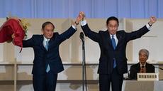 岸田文雄当选日本自民党第27任总裁 将出任首相