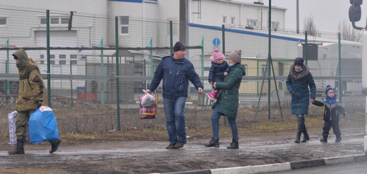 頓巴斯地區難民進入俄羅斯羅斯托夫州