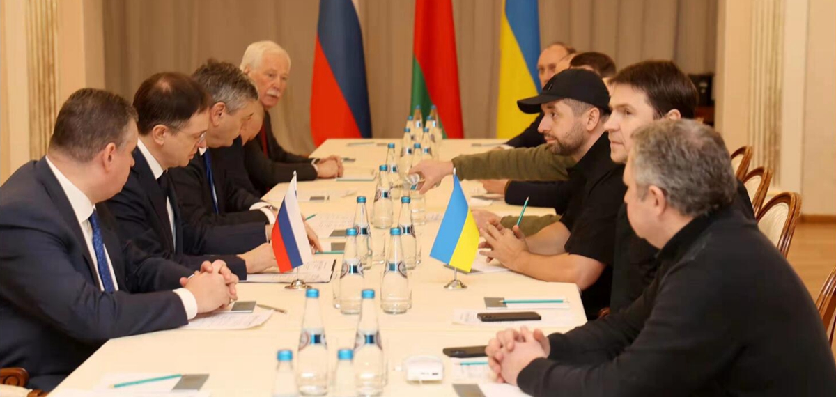 俄烏代表團在白俄羅斯戈梅利州開始談判