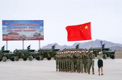 “國際軍事比賽－2022”中國庫爾勒賽區比賽開幕