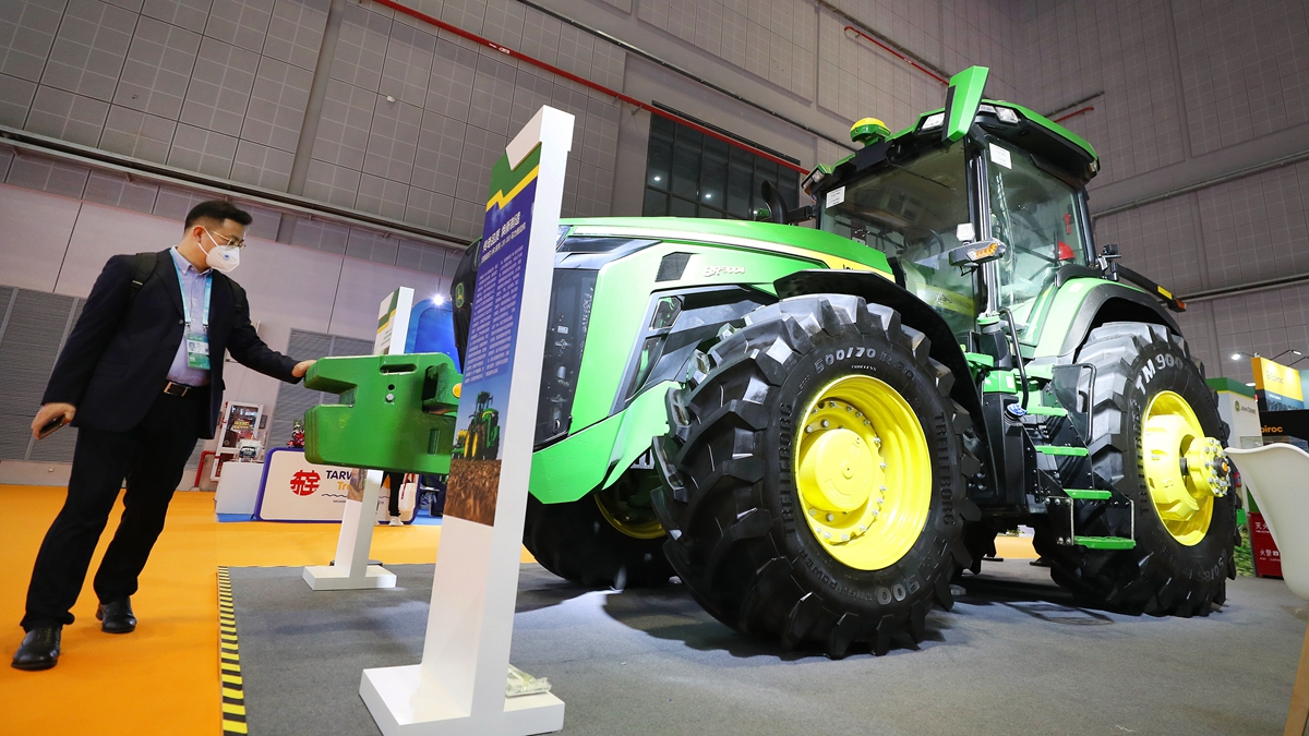 技术装备展区科技赋能魅力足