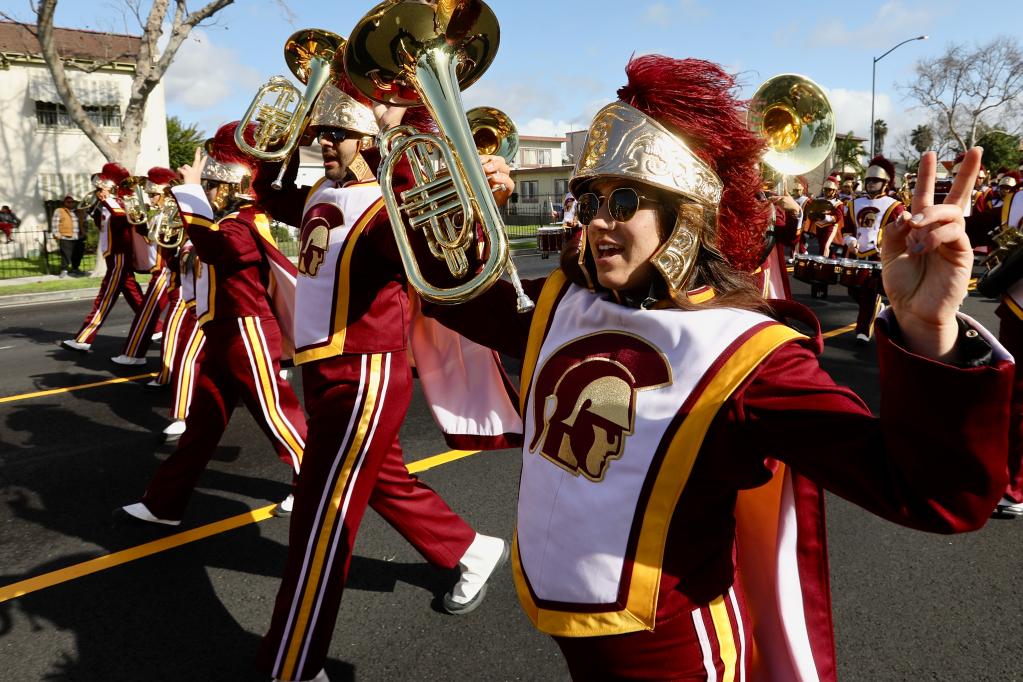 洛杉矶举行马丁&middot;路德&middot;金纪念日游行