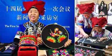 两会&middot;影像链接｜全国人大代表王陆芬：&ldquo;绣&rdquo;出更加幸福美满的生活