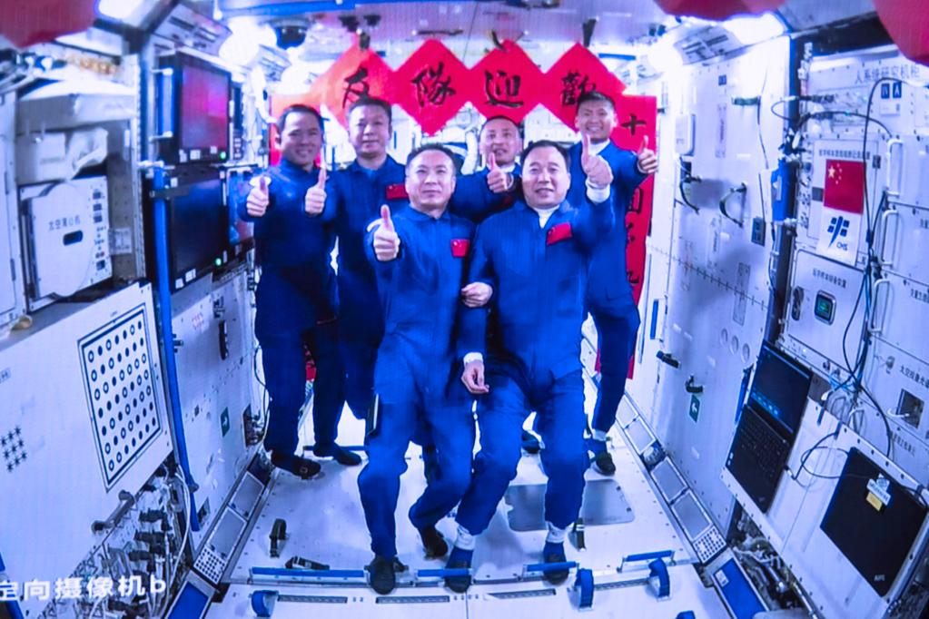 神舟十六號3名航太員順利進駐中國空間站