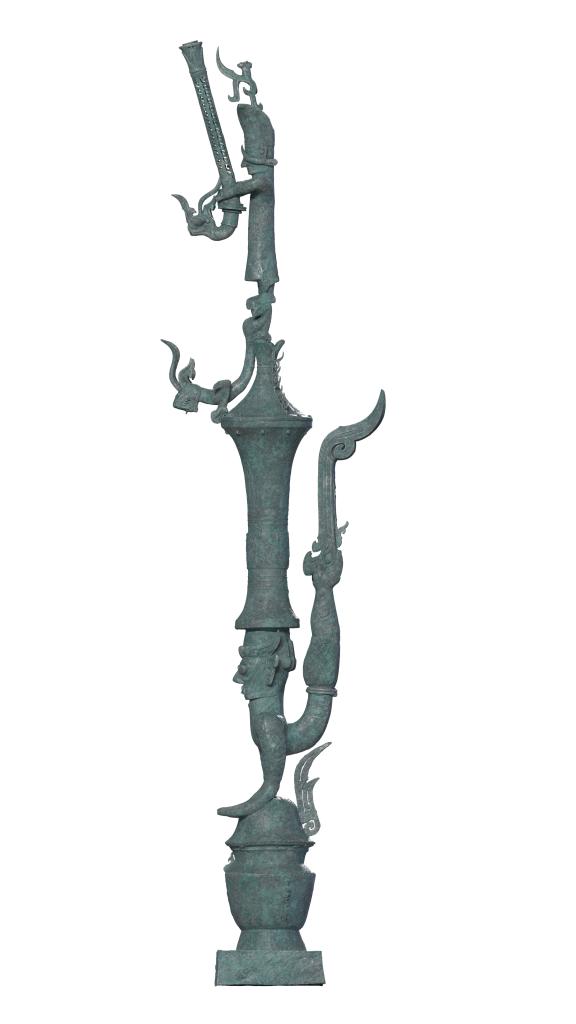 三星堆两件大型青铜器近日实现&ldquo;数字化&rdquo;复原