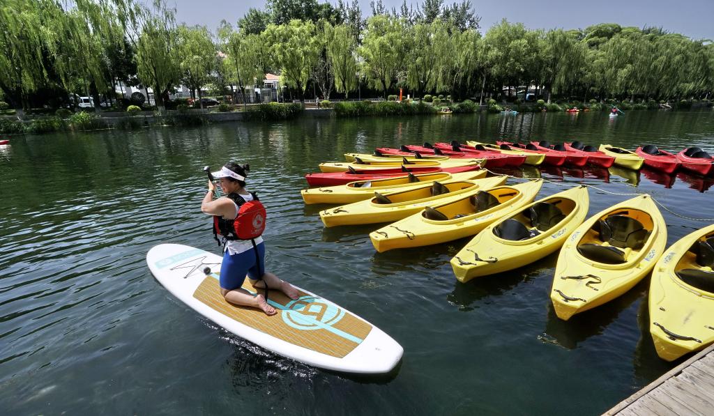 北京：亮马河变身&ldquo;亲民河&rdquo;