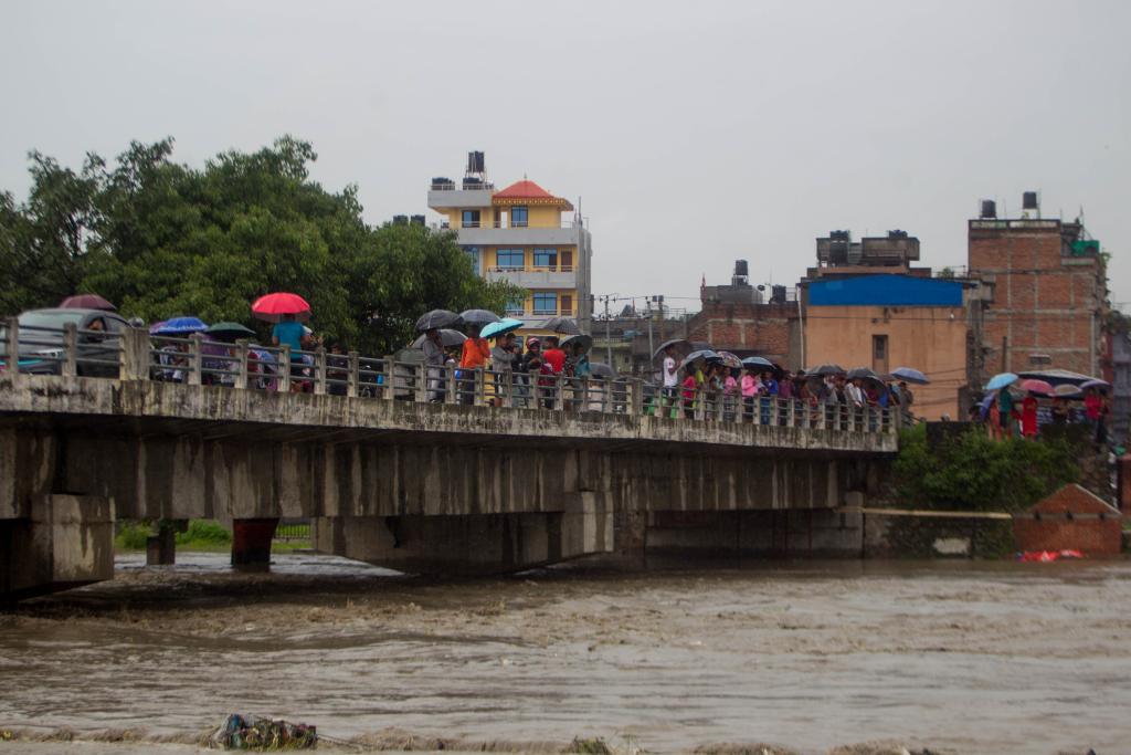 加德满都遭遇洪涝灾害