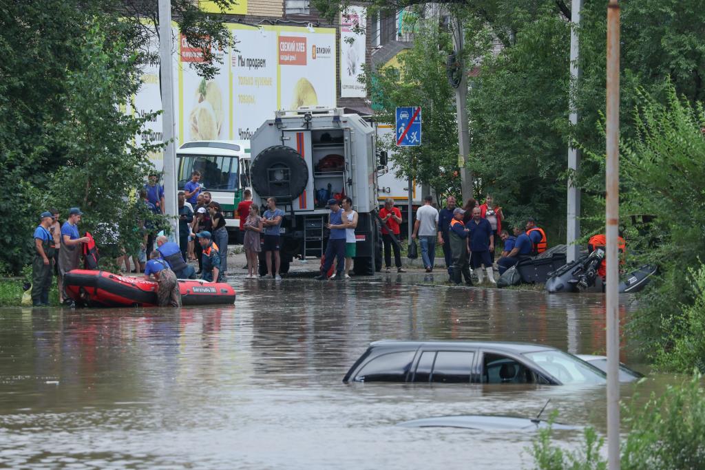 受台风影响俄远东滨海边疆区9个城市和地区进入紧急状态