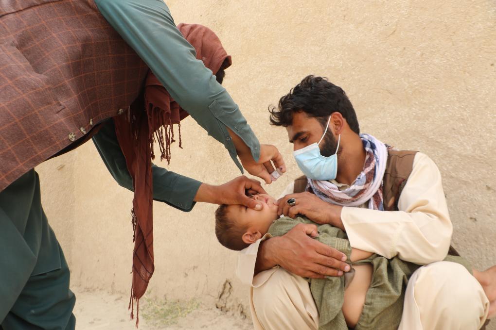 阿富汗：接种脊髓灰质炎疫苗