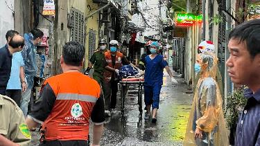越南首都河內一公寓樓起火致56人死亡