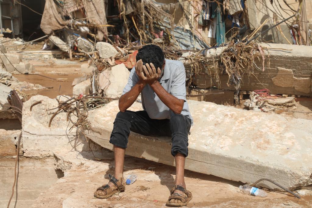 利比亚东部飓风造成超过38640人流离失所