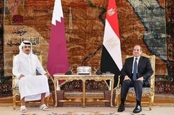 埃及和卡塔尔元首会谈讨论巴以冲突