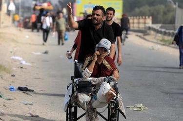 加沙：民众被迫向南撤离