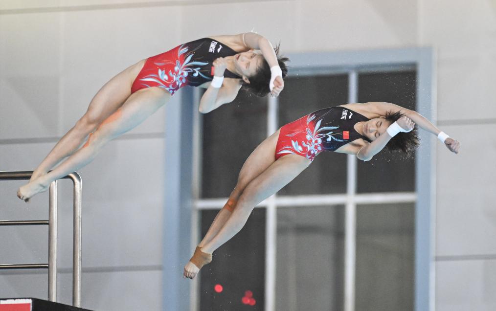 跳水&mdash;&mdash;全国锦标赛：全红婵/陈芋汐女子双人10米台夺冠