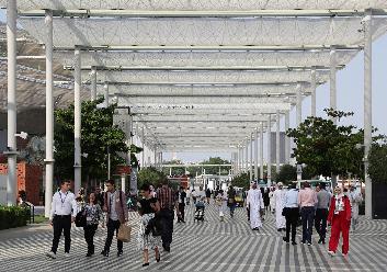 联合国气候变化迪拜大会“绿区”向公众开放