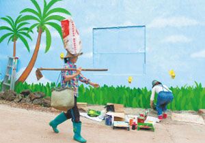 当古村落偶遇韩国艺术