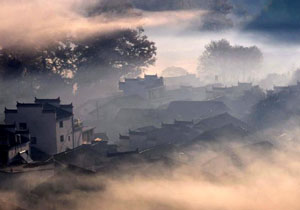 婺源山村美景犹如仙境