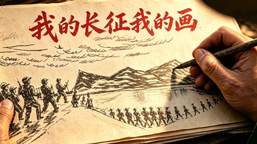 我的长征我的画
