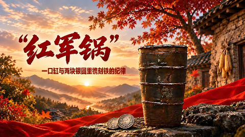 铁纪长征丨“红军锅”:一口缸与两块银圆里镌刻铁的纪律
