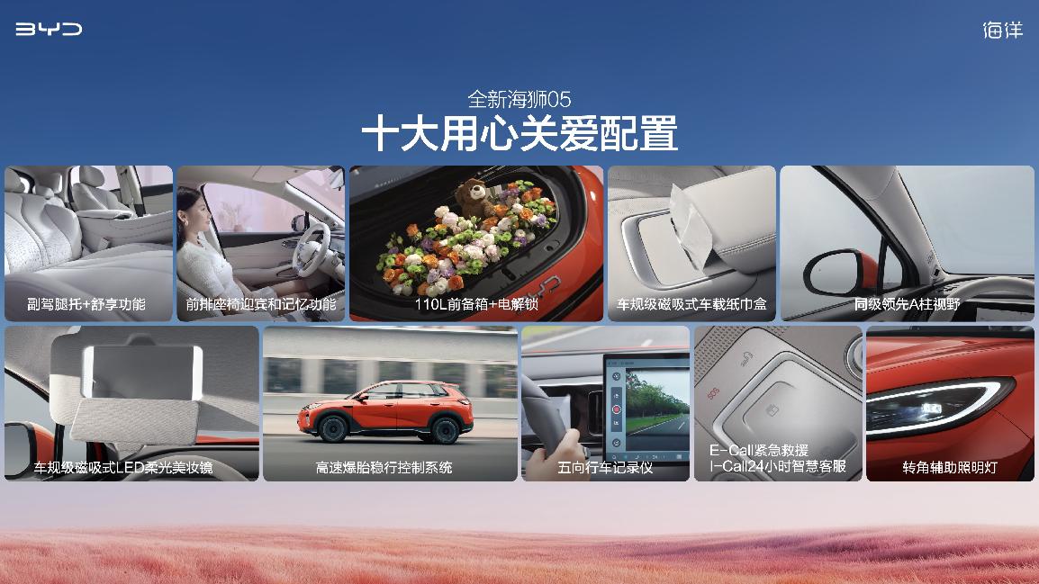 比亚迪全新海狮05正式上市  售价9.79万元-14.59万元插图1